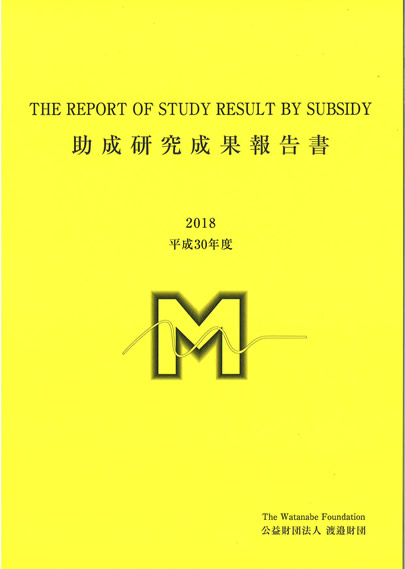 平成30年度 研究成果報告書